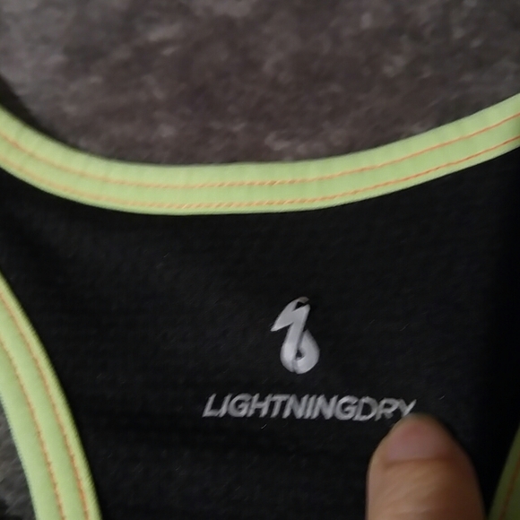 New Balance Lightning Dry Long Bra Racerback Tank size medium - Picture 5 of 6